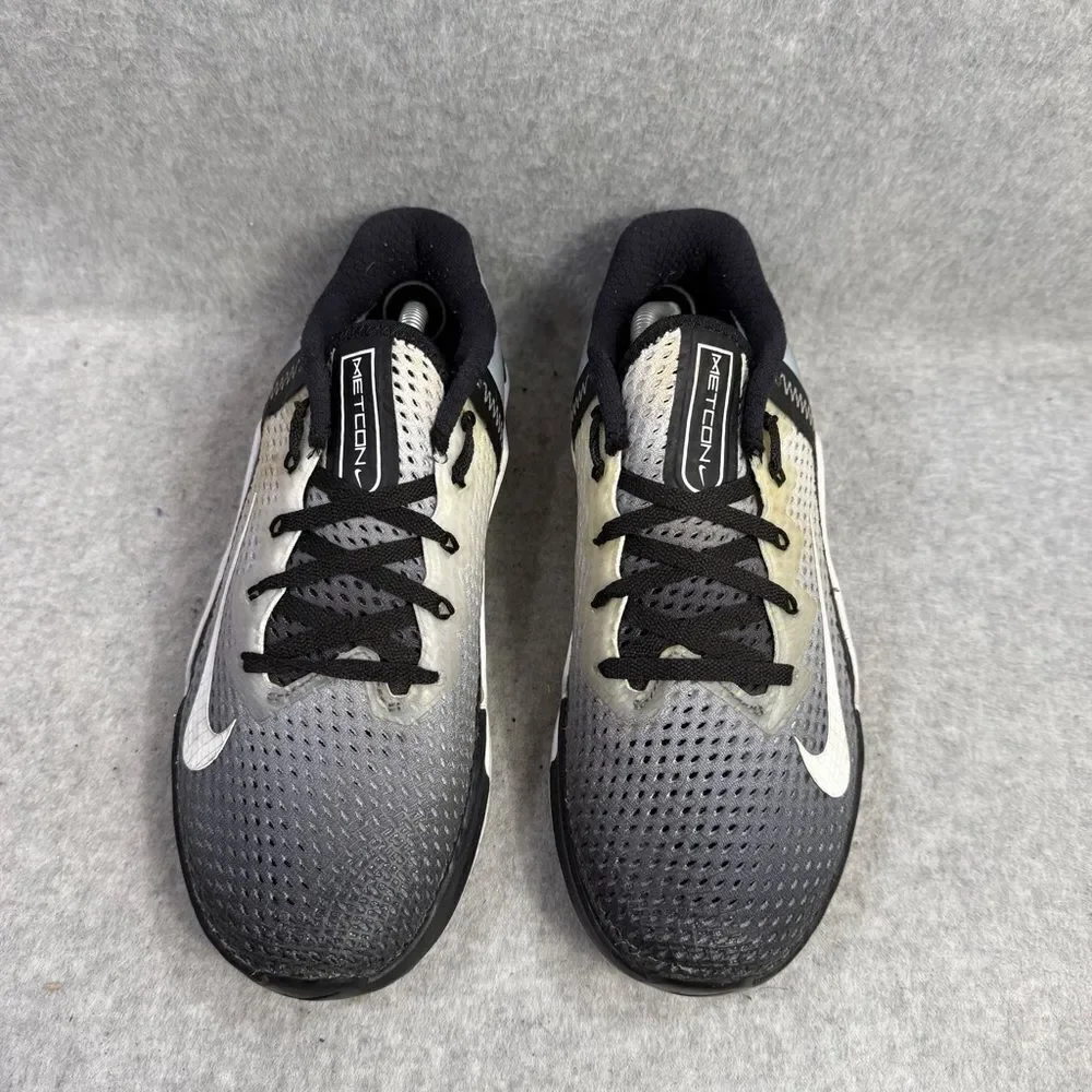 Nike Shoes Womens Size 7 Metcon 6‎ Black White Crossfit Workout Running Sneakers